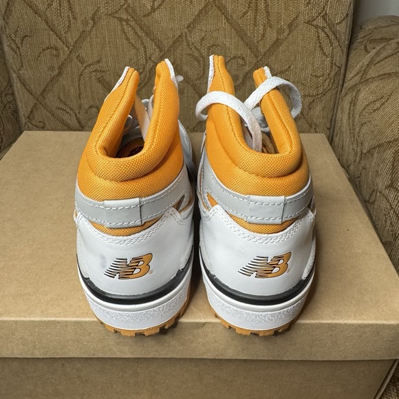 New Balance 650R Canyon Gold White High‎ Top Sneakers - BB650RCL Size 7D - Picture 6 of 10